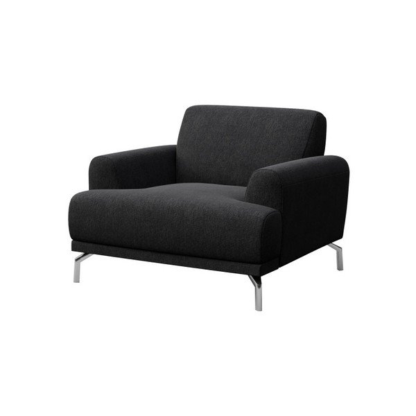 Antracīta pelēks atpūtas krēsls MESONICA Puzo-image-2