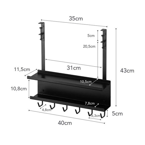 Metāla organizators vadiem Smart – YAMAZAKI-image-4