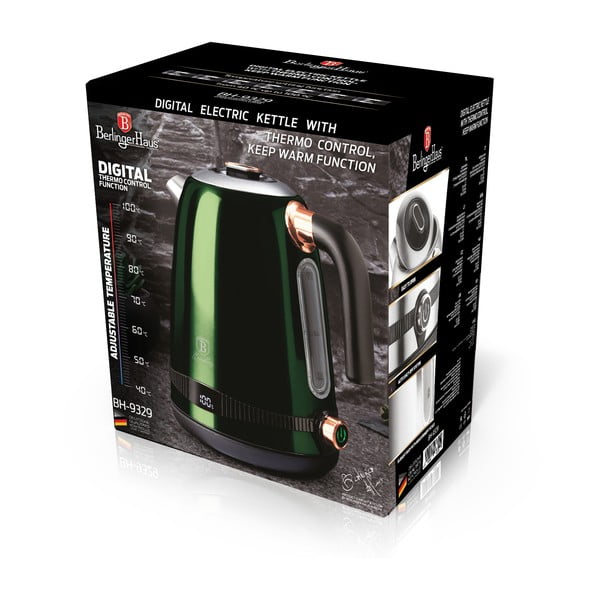 Zaļa tējkanna 1,7 l Emerald Collection – BerlingerHaus-image-4