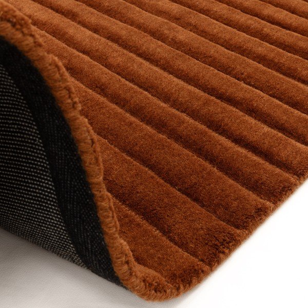 Terakotas oranžs ar rokām darināts vilnas paklājs 120x170 cm – Asiatic Carpets-image-2