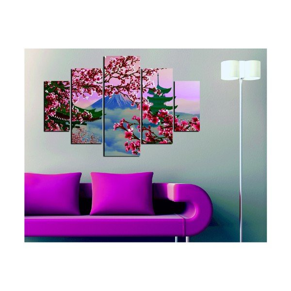 Daudzdaļīga glezna Japan View, 92 x 56 cm-image-1
