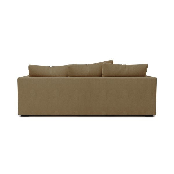 Bēšs velveta dīvāns 220 cm Comfy – Scandic-image-3