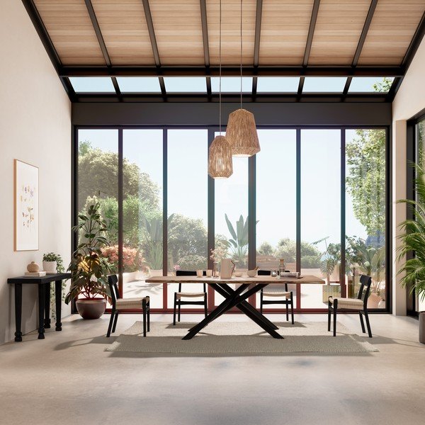 Melni gumijkoka masīvkoka pusdienu krēsli (2 gab.) Biel – MOME-image-2