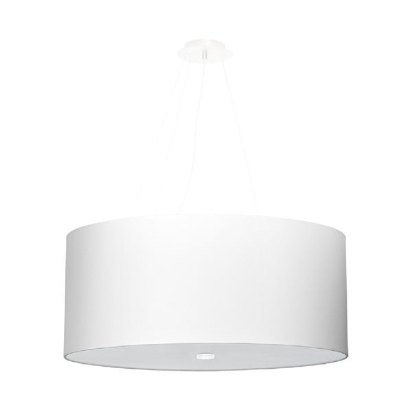 Balta piekaramā lampa ar stikla abažūru ø 60 cm Volta – Nice Lamps