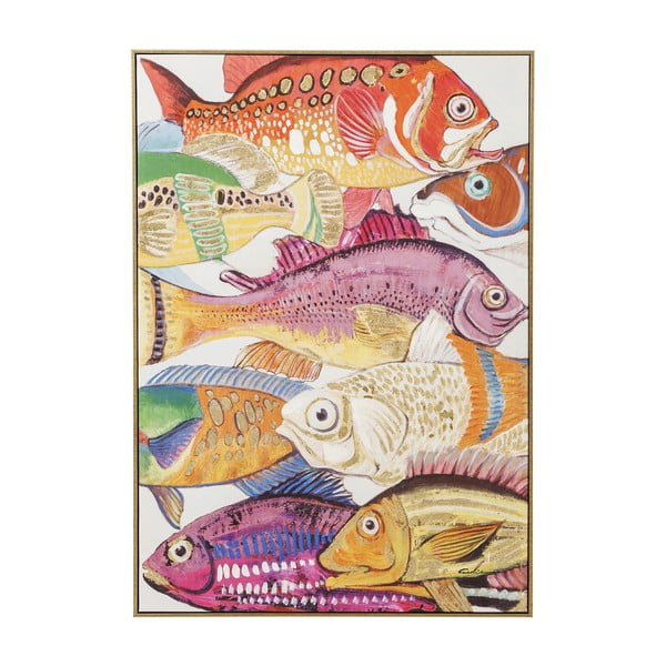 Attēls Kare Design Touched Fish Meeting I., 100 x 75 cm