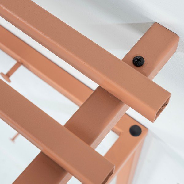 Lašrozā metāla sienas pakaramais ar plauktu 76 cm Rizzoli – Spinder Design-image-4