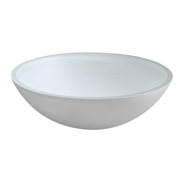 Balta stikla apaļa izlietne ø 42 cm Telica – Sapho-image-3