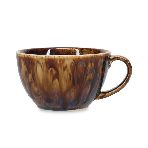 Brūna porcelāna tasīte latte kafijai 300 ml Resto – BonBistro