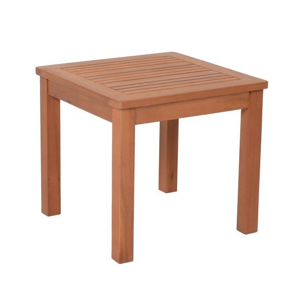 Eikalipta masīvkoka dārza sānu galdiņš 44x44 cm Tucson – Garden Pleasure-image-2