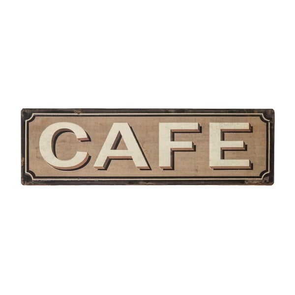 Metāla zīme Antic Line Cafe
