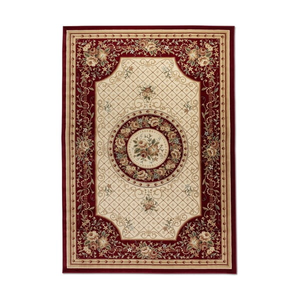 Bordo/bēšs paklājs 160x235 cm Herat – Nouristan