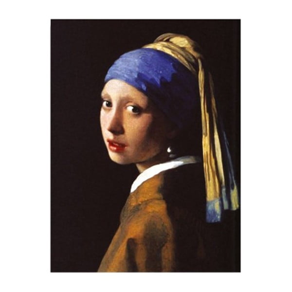 Gleznas reprodukcija uz audekla Johannes Vermeer The Girl with Pearl, 30 x 40 cm