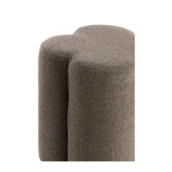 Brūns pufs no buklē auduma Nalani – Light & Living-image-3