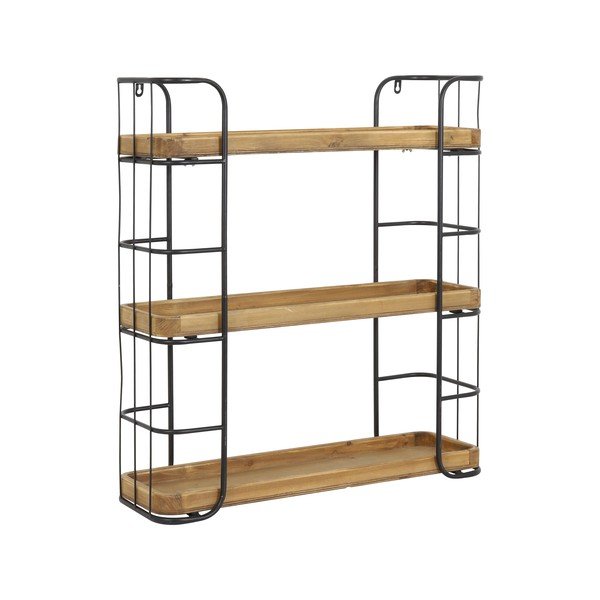 Divstāvu plaukts no egles koka dabīgā tonī Zyra – Light & Living-image-1