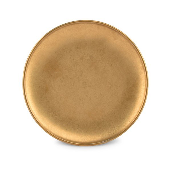Zelta krāsas deserta metāla šķīvis ø 17 cm Serve – BonBistro