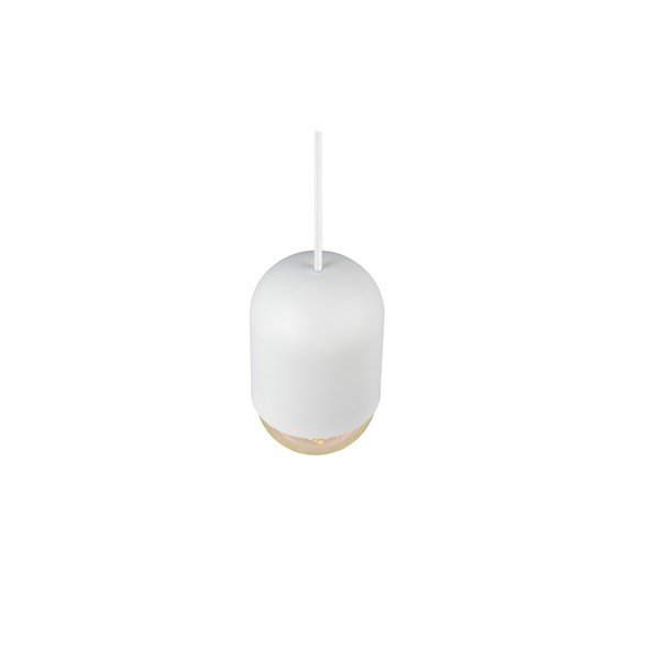 Balta metāla piekaramā lampa ø 11 cm Nara – Reality-image-2