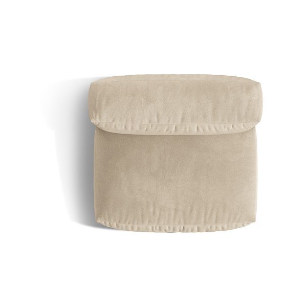 Bēša samta (vidējā moduļa) modulārā dīvāna daļa Martina – Micadoni -image-4