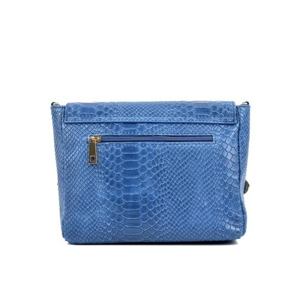Zila ādas somiņa Roberta M Tasima Blu-image-4