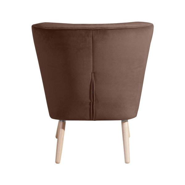 Brūns Max Winzer Neele samta krēsls-image-1