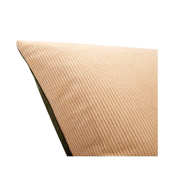 Zaļi bēšs spilvens Hübsch Cleo, 60 x 40 cm-image-3