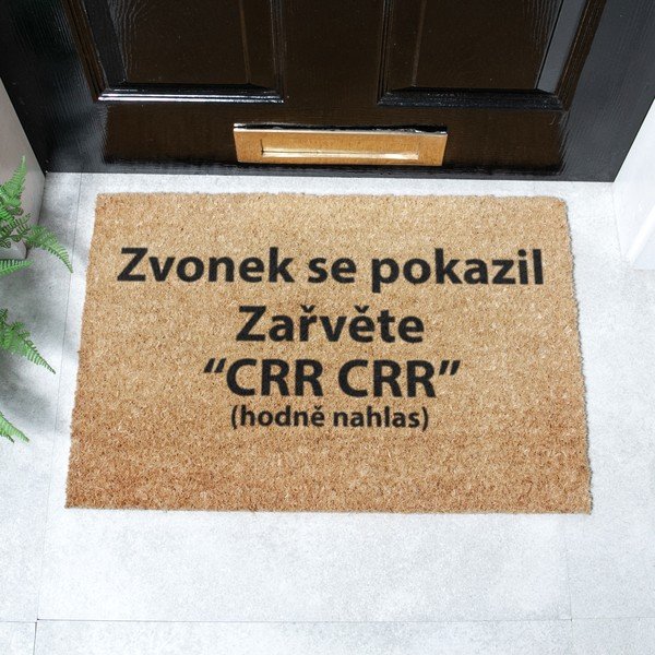 Kokosšķiedras kājslauķis 40x60 cm Crr Crr – Artsy Doormats-image-2