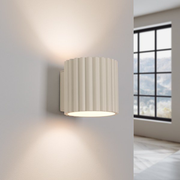 Krēmkrāsas sienas lampa ø 10 cm Zora – Sollux-image-1