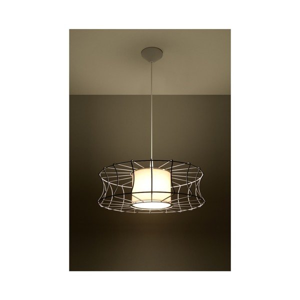 Balta piekaramā lampa Sollux Parla-image-3
