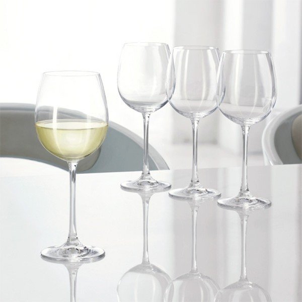 4 baltvīna glāžu komplekts no kristāla stikla Nachtmann Vivendi Premium White Wine Goblet Set, 387 ml-image-1