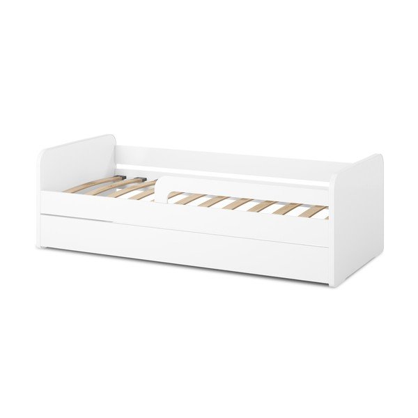 Balta bērnu gulta ar redelēm 80x160 cm Duuli – ELTAP