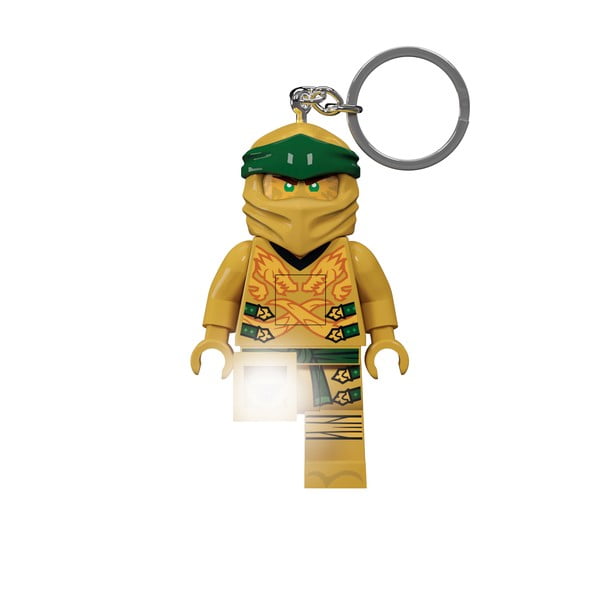 Spīdošs atslēgu piekariņš LEGO® Ninjago Legacy Gold Ninja
