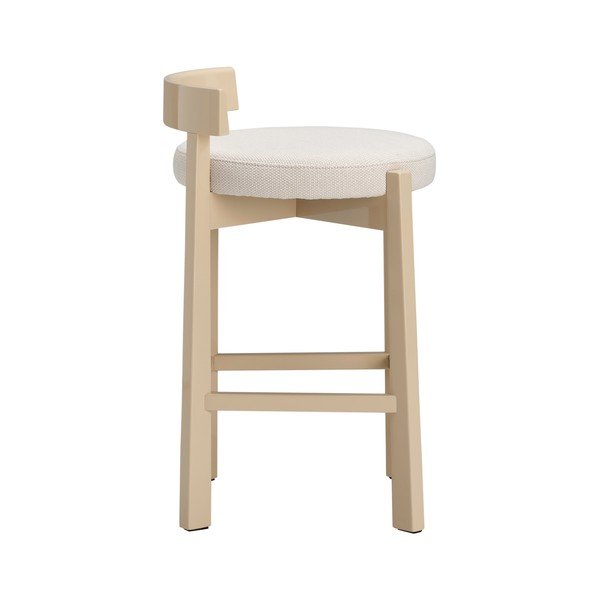 Bēšs polsterēts bāra krēsls (sēdekļa augstums 66 cm) Hugg – Ellos Home-image-3