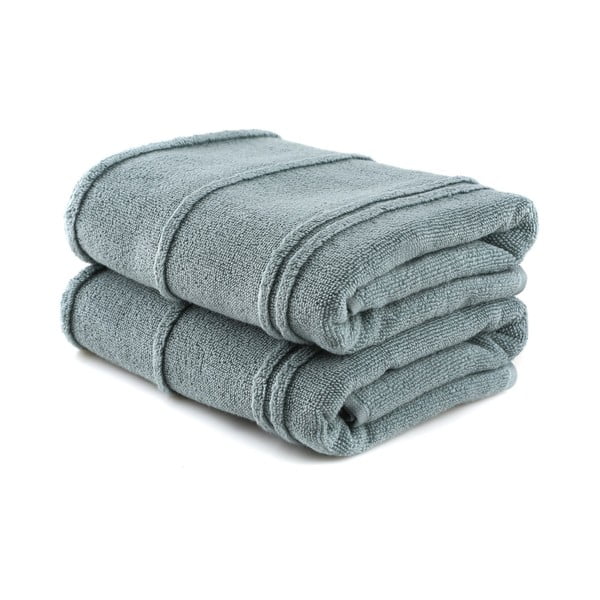 Zaļi frotē dvieļi (2 gab.) 50x90 cm Arden – Foutastic