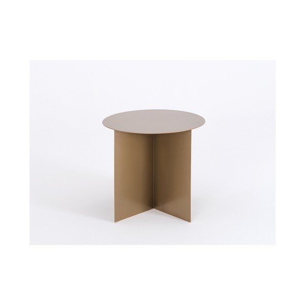 Konferenču galds zelta krāsā Custom Form Oli, ⌀ 50 cm-image-1