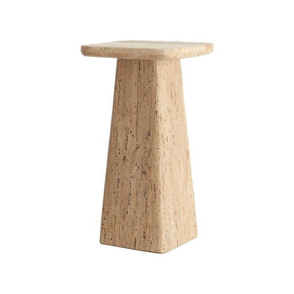 Sānu galdiņš ar akmens galda virsmu 30x30 cm Kepami – Light & Living-image-2