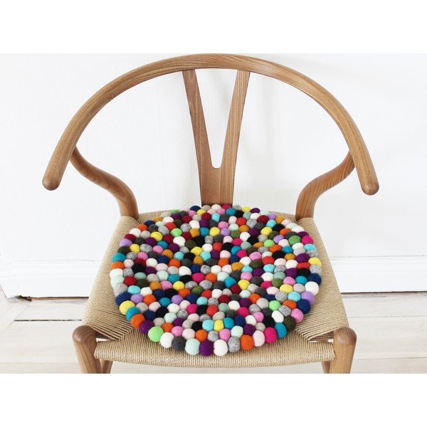 Krāsains paliktnis krēslam Wooldot Ball Chair Pad Multi Pang, ⌀ 39 cm-image-3