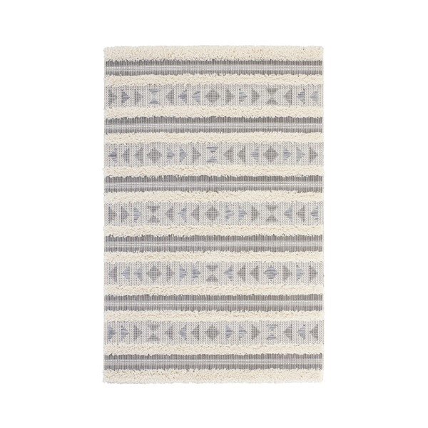Pelēks paklājs Mint Rugs Handira Tribal Stripes, 155 x 230 cm
