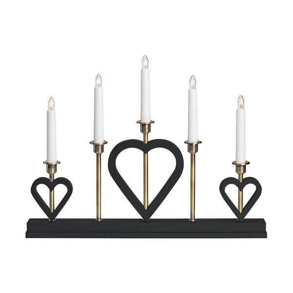 Melns Ziemassvētku gaismas dekors Melissa – Markslöjd