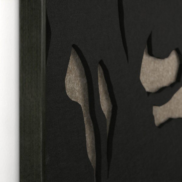 3D glezna ar rāmi/skaņas absorbējoša 90x120 cm Silent Shadows 1 – Malerifabrikken-image-3