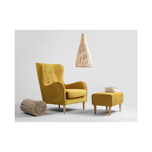 Dzeltens Custom Form Cozyboy krēsls-image-3