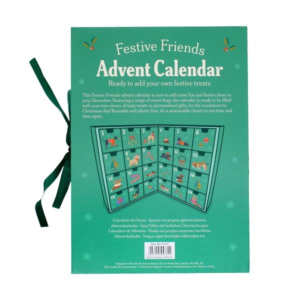 Adventes kalendārs 37,5 cm Festive Friends – Rex London-image-4