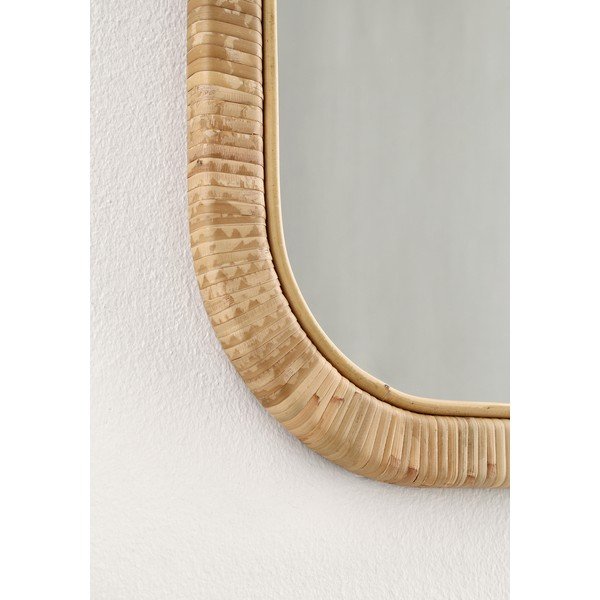 Sienas spogulis ar rotangpalmas rāmi 50x70 cm Hakima – Bizzotto-image-1
