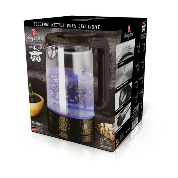 Melna tējkanna 1,7 l Primal Gloss Collection – BerlingerHaus-image-4