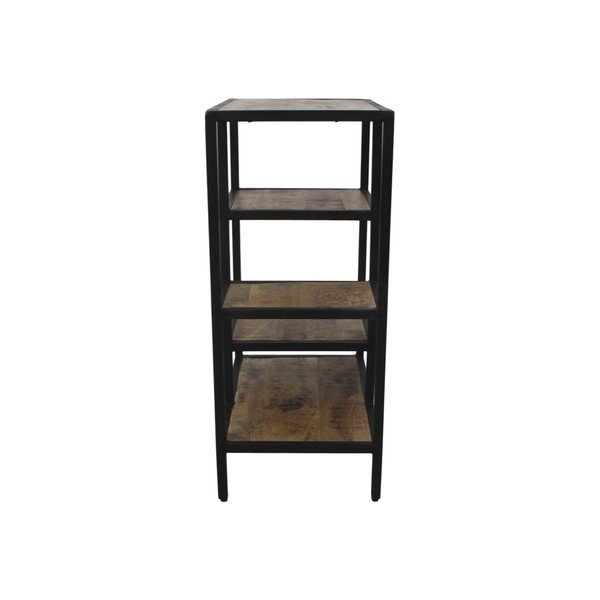 Mahogany grāmatu plaukts HSM kolekcija Līmeņi, augstums 80 cm-image-1