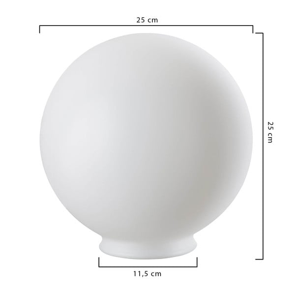 Balts abažūrs āra gaismeklim Homemania Decor Hedwig-image-2