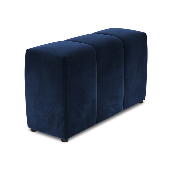 Zila samta atzveltne modulārajam dīvānam Rome Velvet – Cosmopolitan Design 