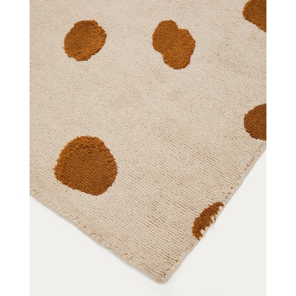 Krēmkrāsas mazgājams/ar rokām darināts kokvilnas bērnu paklājs 90x150 cm Tandani – Kave Home-image-3