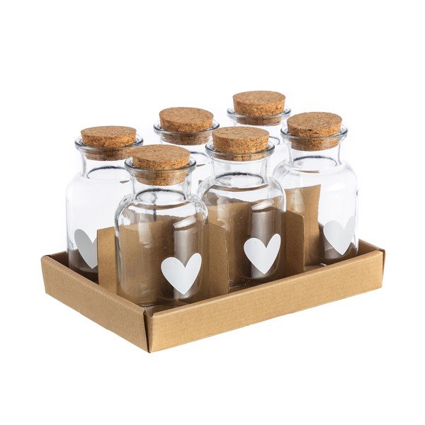 6 glāžu komplekts Unimasa Heart, 250 ml-image-1