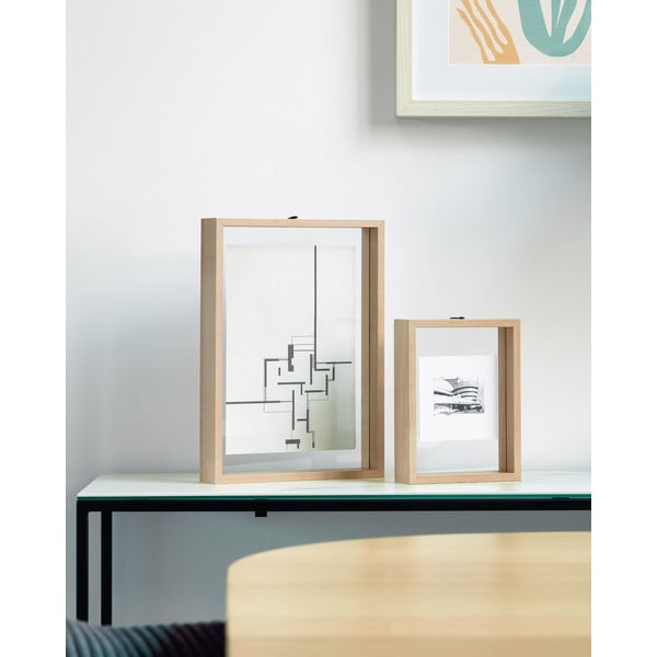 Dabīga toņa stāvošs foto rāmis 22,5x31,5 cm Flavina – Kave Home-image-4