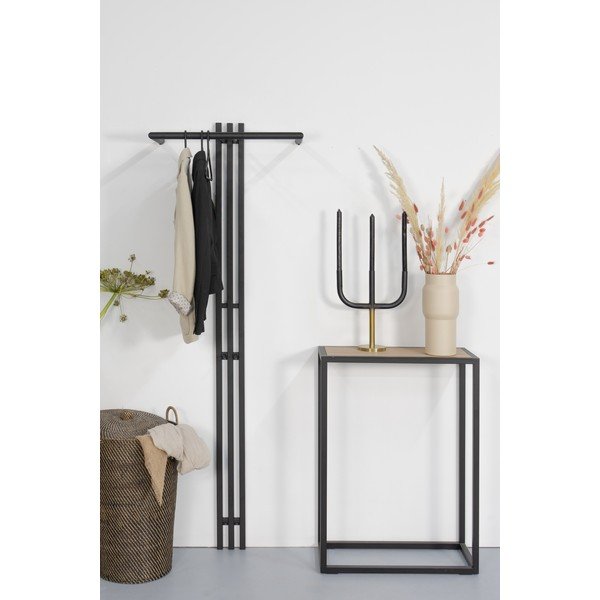 Melns metāla sienas pakaramais 65 cm Senza – Spinder Design-image-3