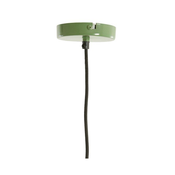 Zaļa piekaramā lampa ar auduma abažūru Zubedo – Light & Living-image-2